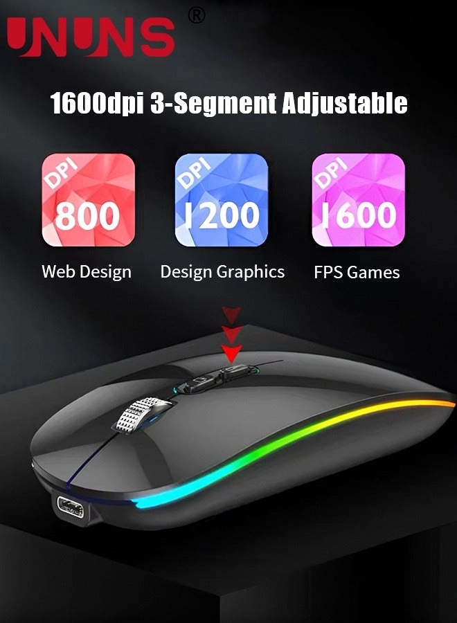 Rechargeable Wireless Bluetooth Mouse - Wireless