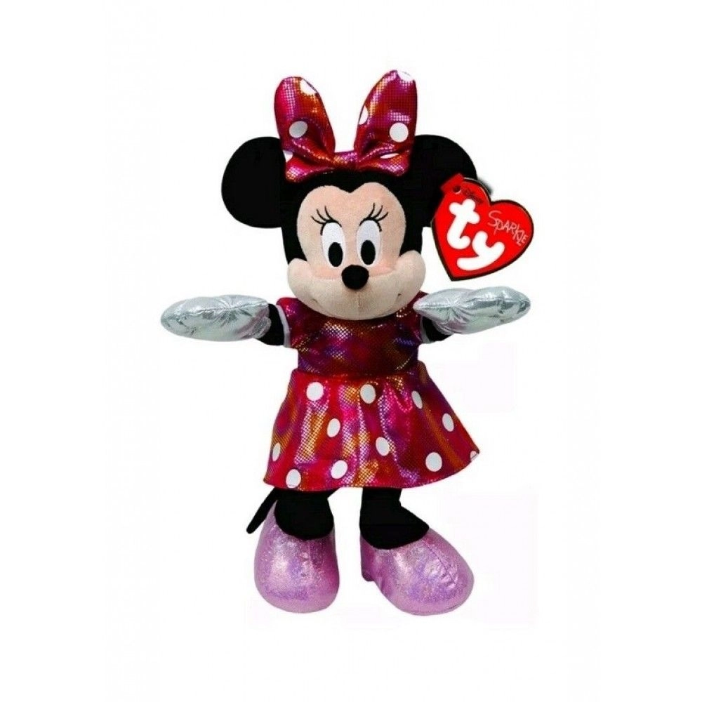 Minnie Mouse Beanie Buddy - Red With Sound Ages 2+
