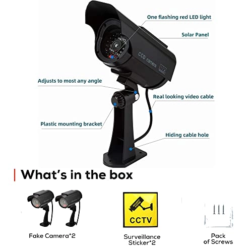 Dummy Solar Powered Camera - Outdoor