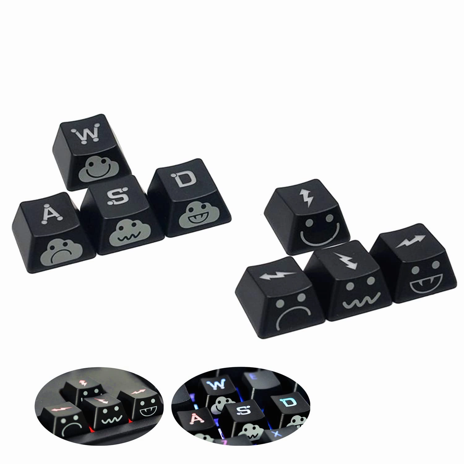 WASD Arrow - UV Coating Backlit Double Shot