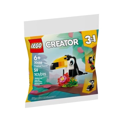 Creator 3-in-1 Tropical Toucan (30688) - Ages 6+ Paper Bag