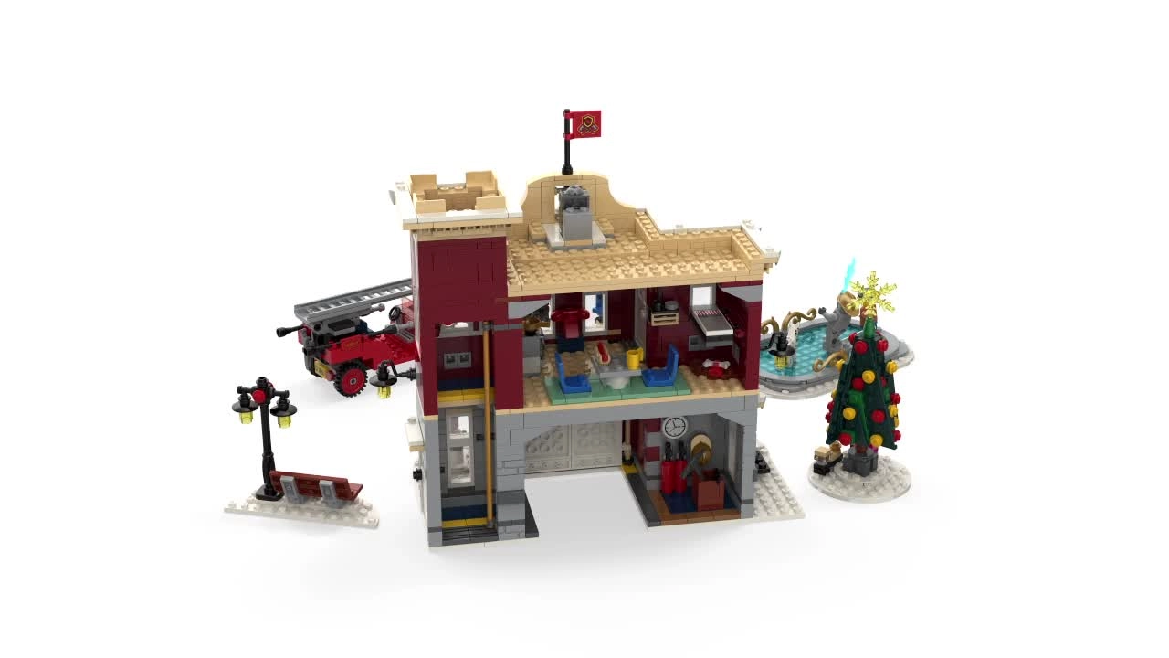 Winterliche Feuerwache (10263) - Creator Expert