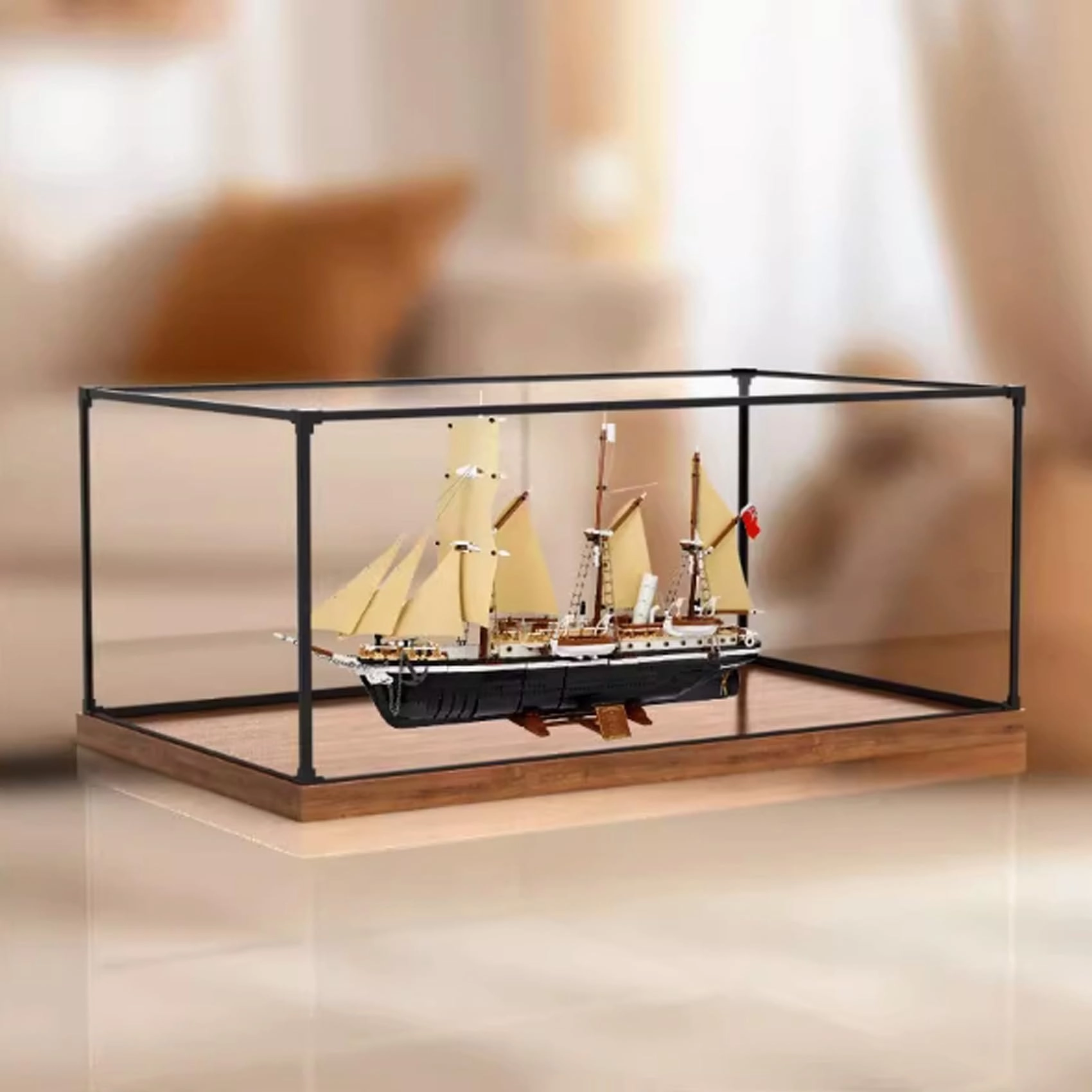 FEIFANBOYANG Acrylic Display Box for LEGO 10335 Perseverance Expedition Ship - acrylic 3mm thickness