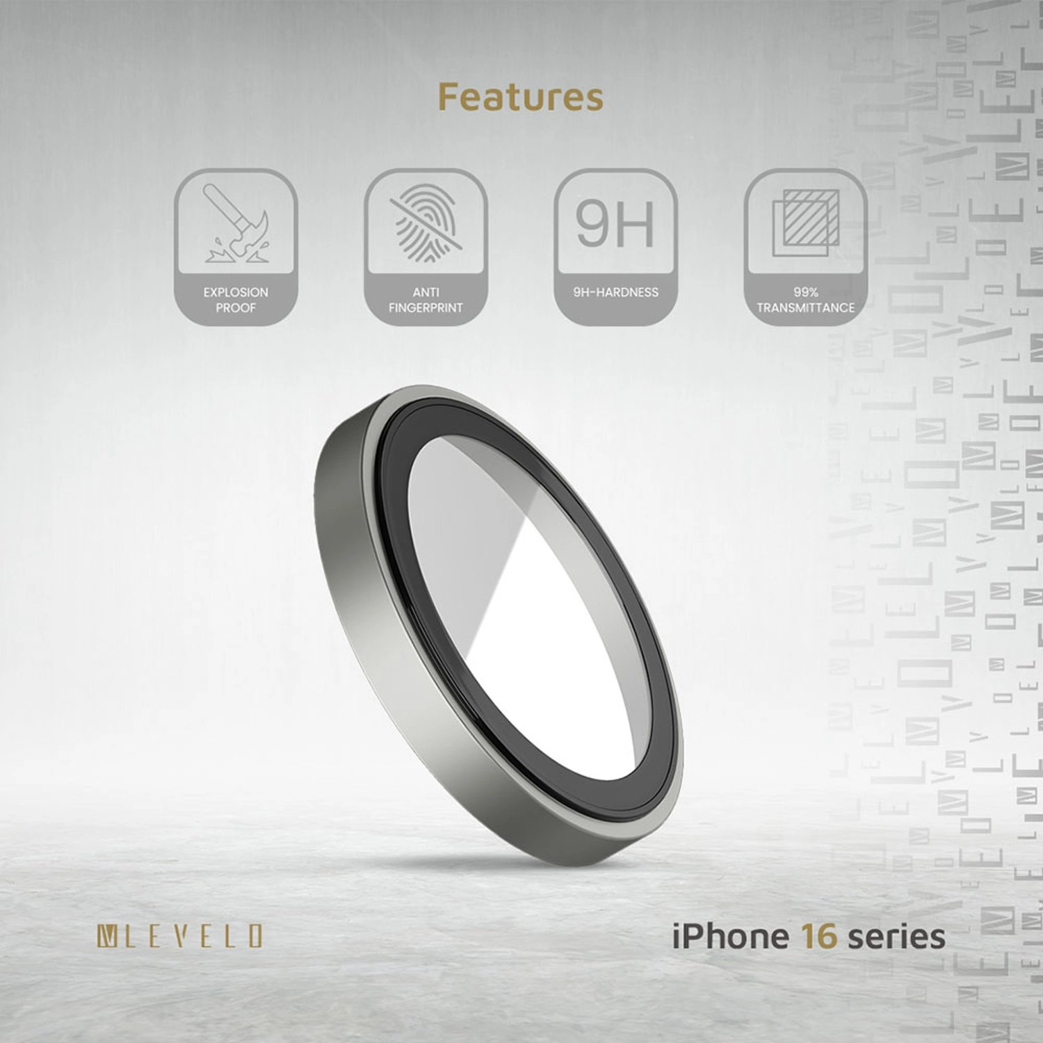 Anti-Fingerprint Glass Camera Lens Protector for iPhone 16 Pro / iPhone 16 Pro Max