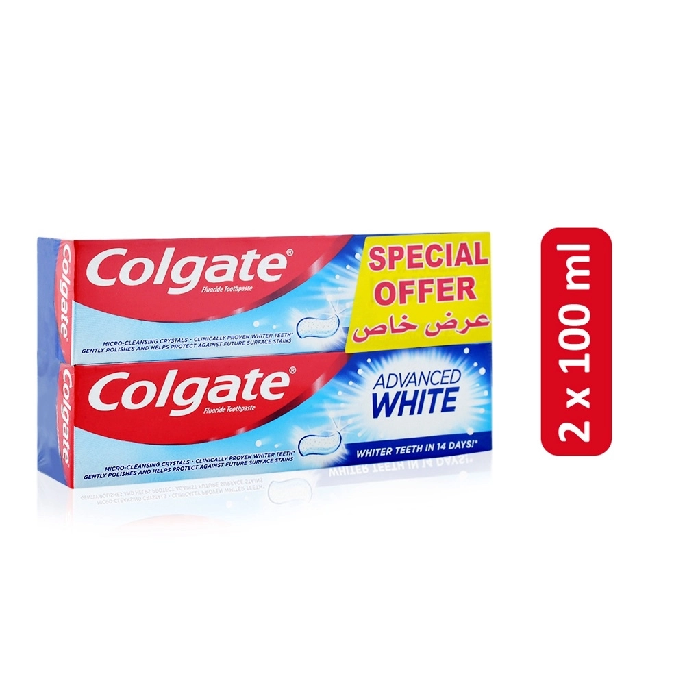 Colgate Advanced White Toothpaste 2 x 100 ml
