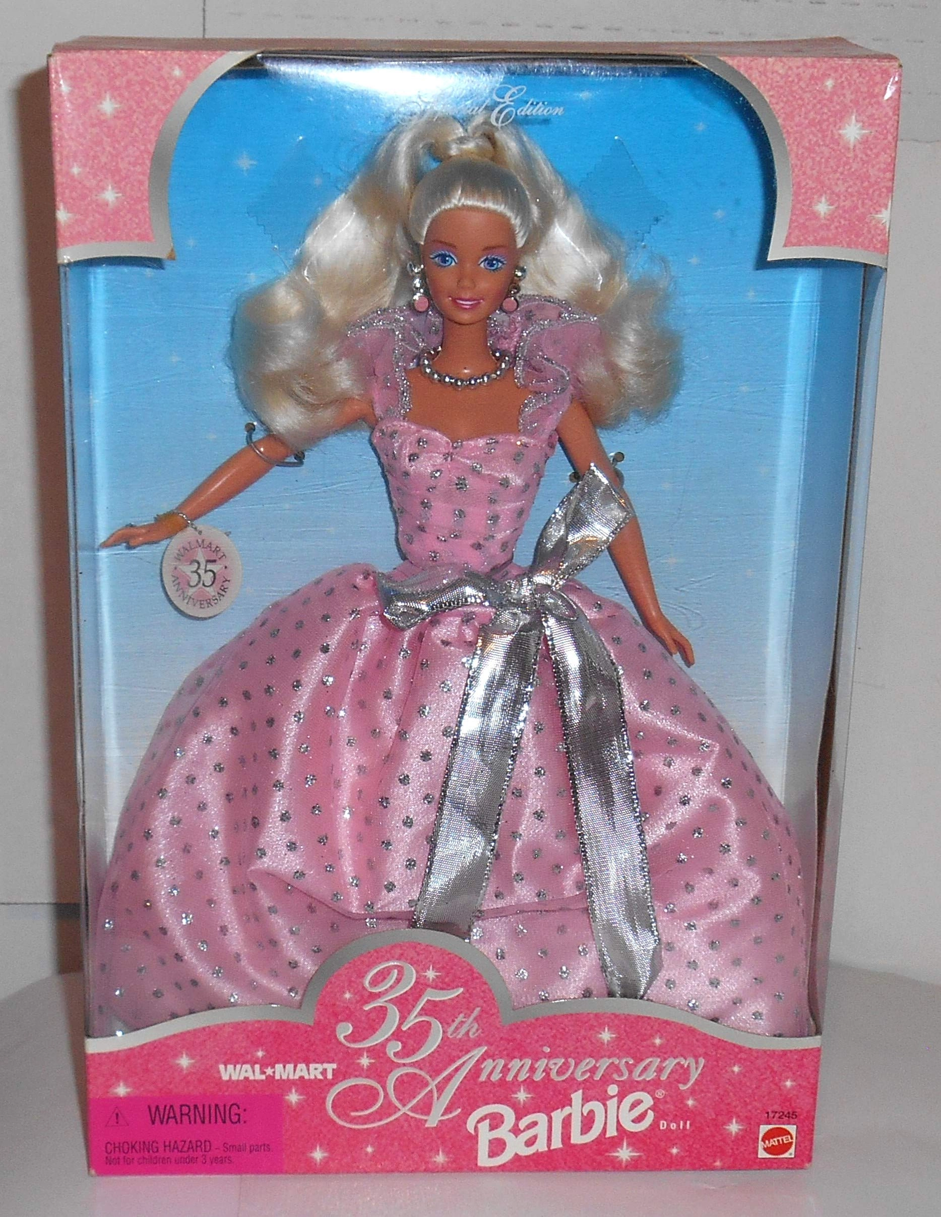 Barbie 35th Anniversary Doll - 1997 Walmart Special Edition Ages 12+