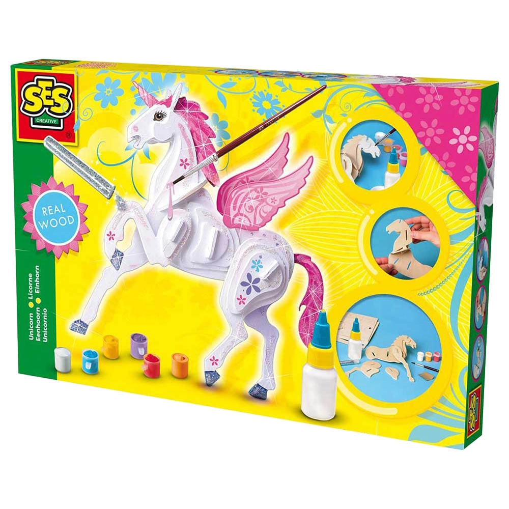 SES Creative Wooden Unicorn - 5+ years