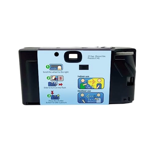 Realishot Flash Disposable Camera - 27 Photos Built-in flash