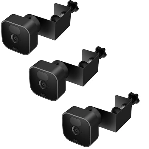 Blink Outdoor 3 Camera Mount - Wall Mount Stainless Steel Black 3 Pack