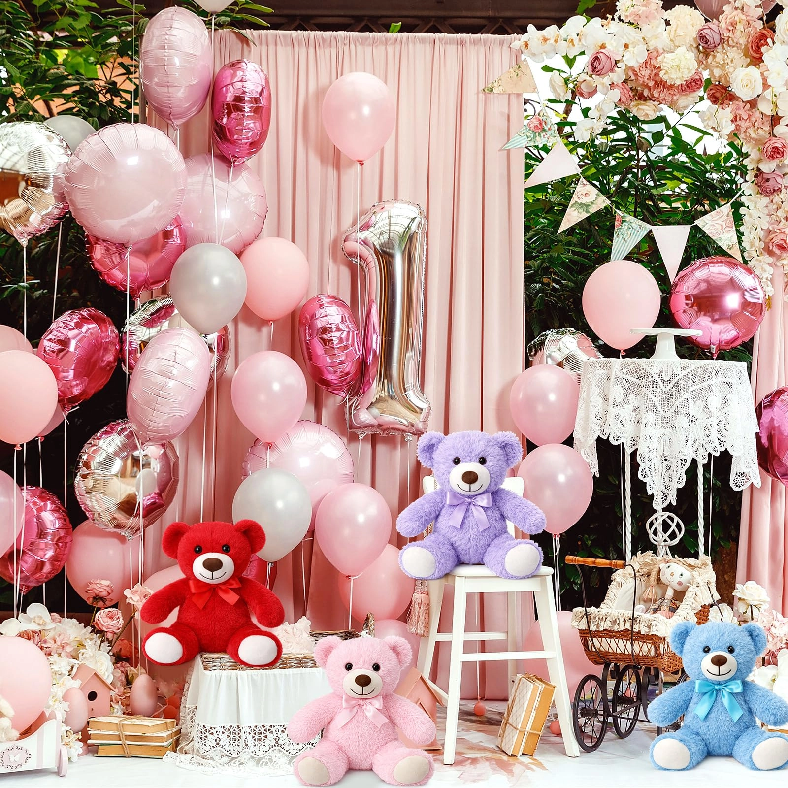 Teddy Bears - 35 cm 4 Pack