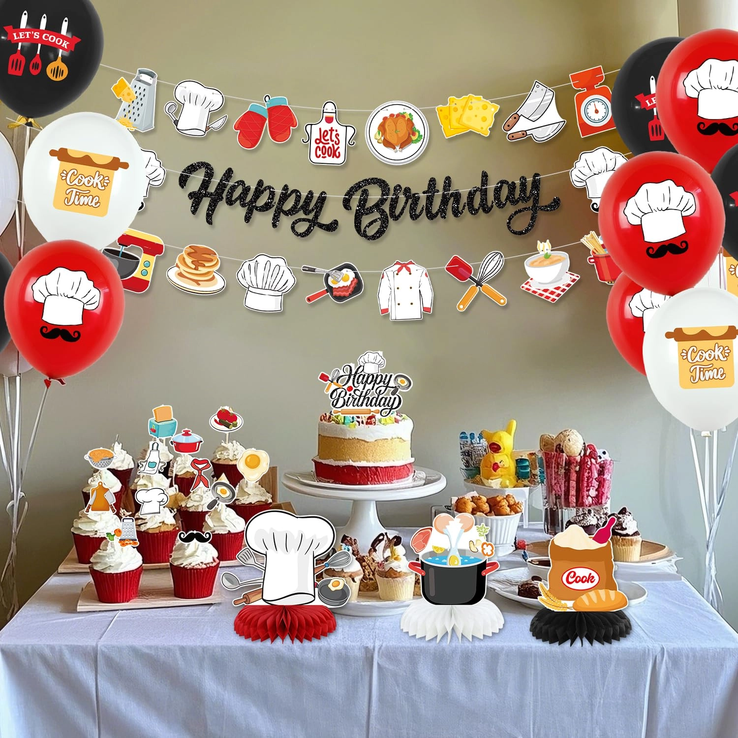 Chef Party Decorations - 20.0 Count Birthday