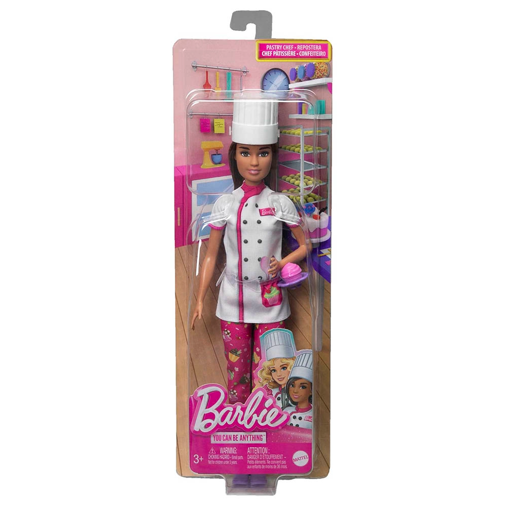 Barbie Pastry Chef Doll - Ages 3+