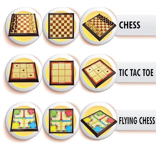 12-in-1 Portable Board Games Set