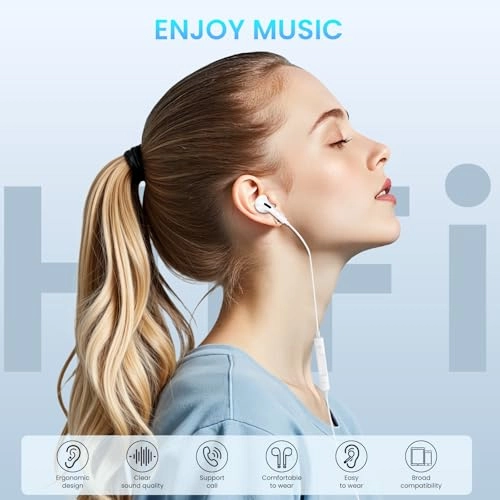 iPhone Headphones - Wired Headphone