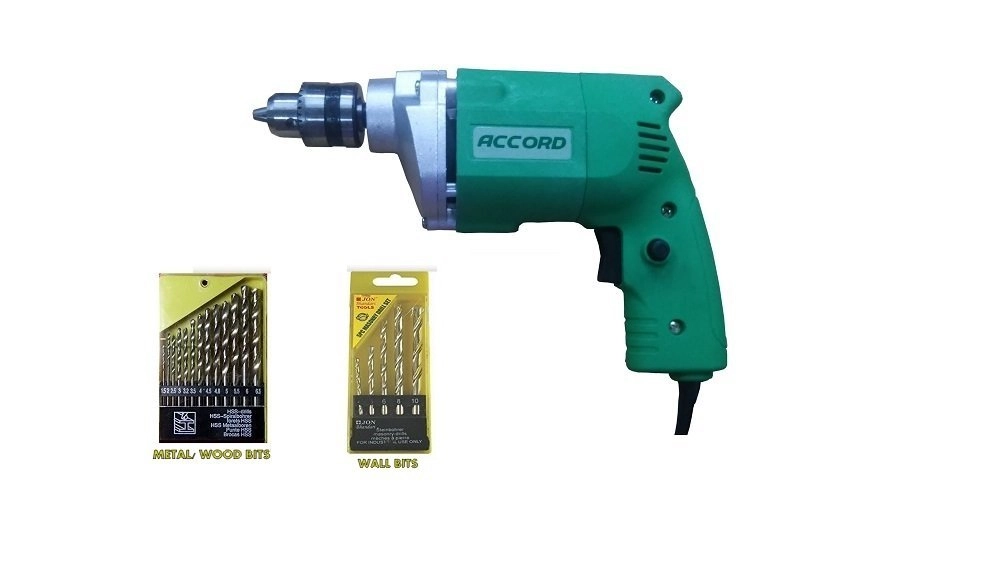 agni/prithvi/advance/alpha/accord/yuri Powerful Drill Machine - 10mm 300 watts Corded Electric