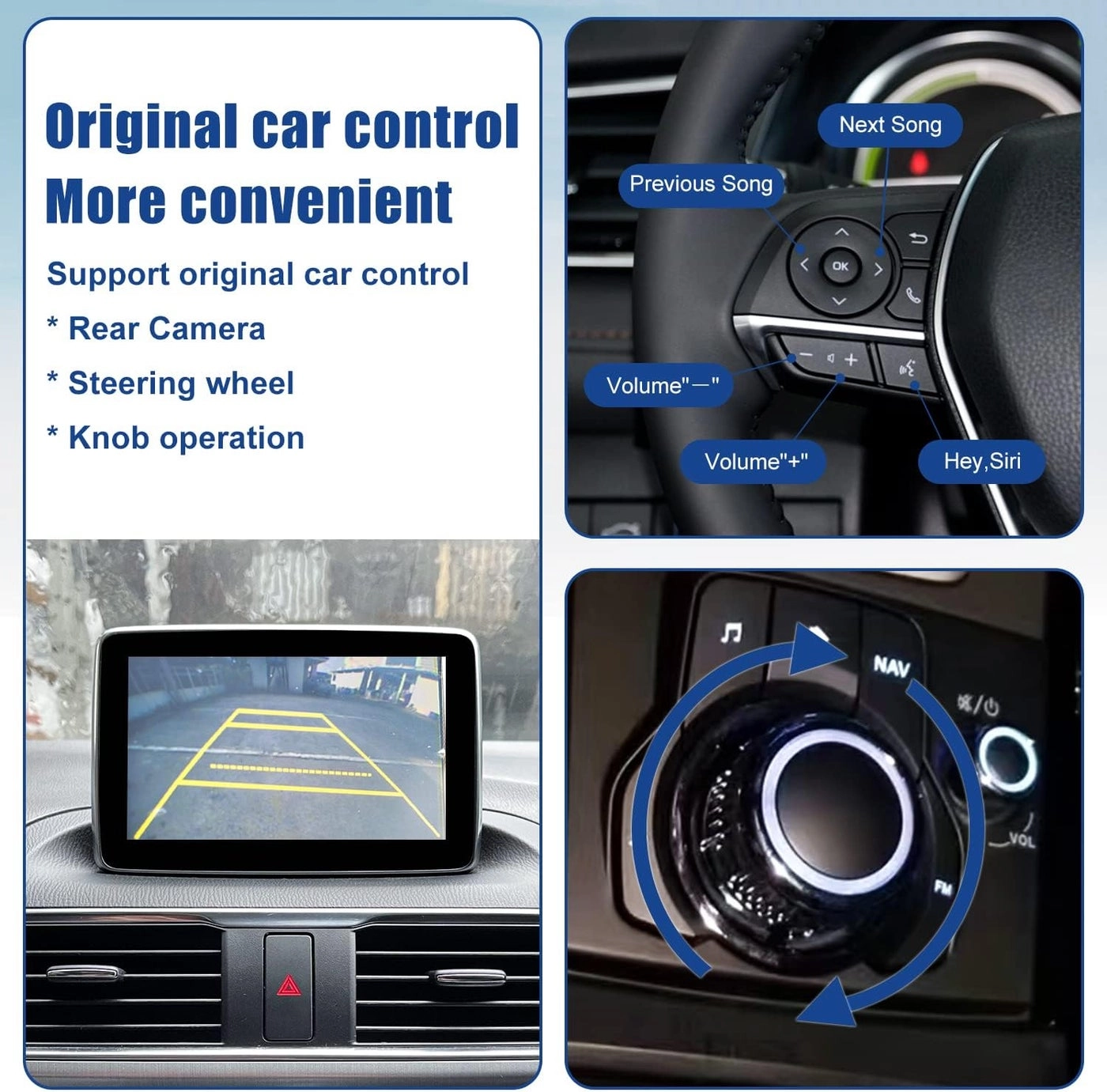 Mazda Carplay and Android Auto Retrofit Kit - OEM Hub MZD Connect System 2014-2021