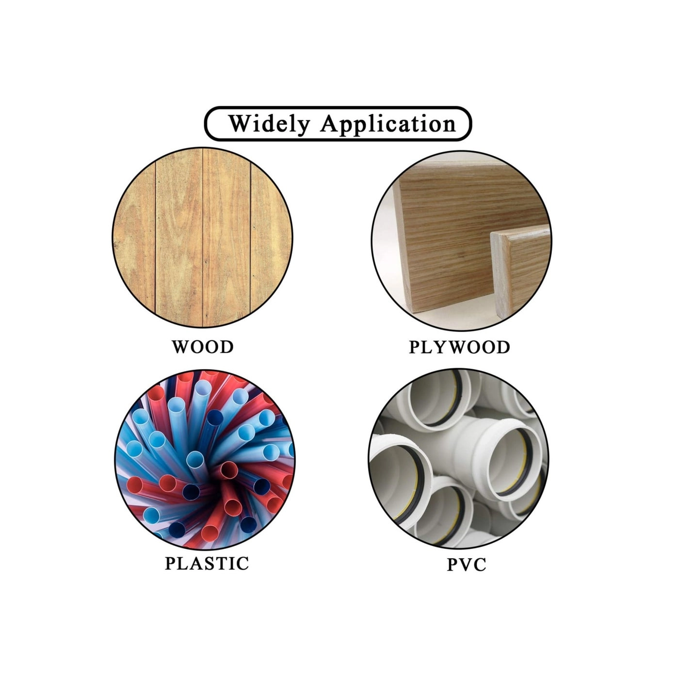 Brad Point Drill Bits - Carbon Steel 7 Pieces 4mm, 5mm, 6mm, 7mm, 8mm, 10mm, 12mm