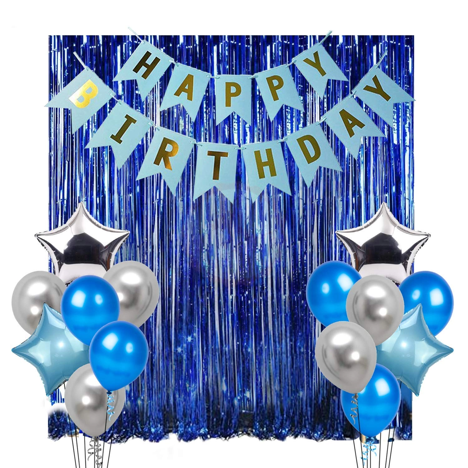 Birthday Decoration Items - 17Pcs Birthday