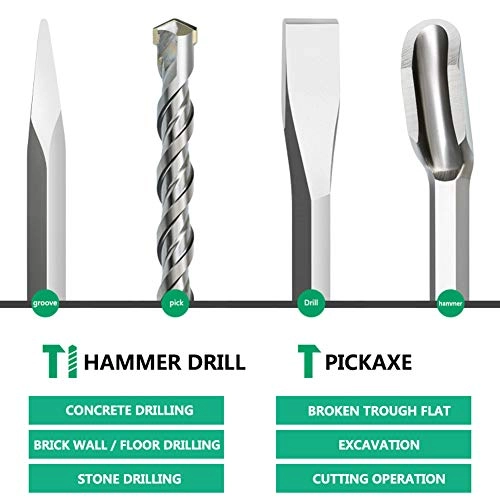 3 in 1 Electric Hammer Drill - Cordless 25+3 N.m 10mm