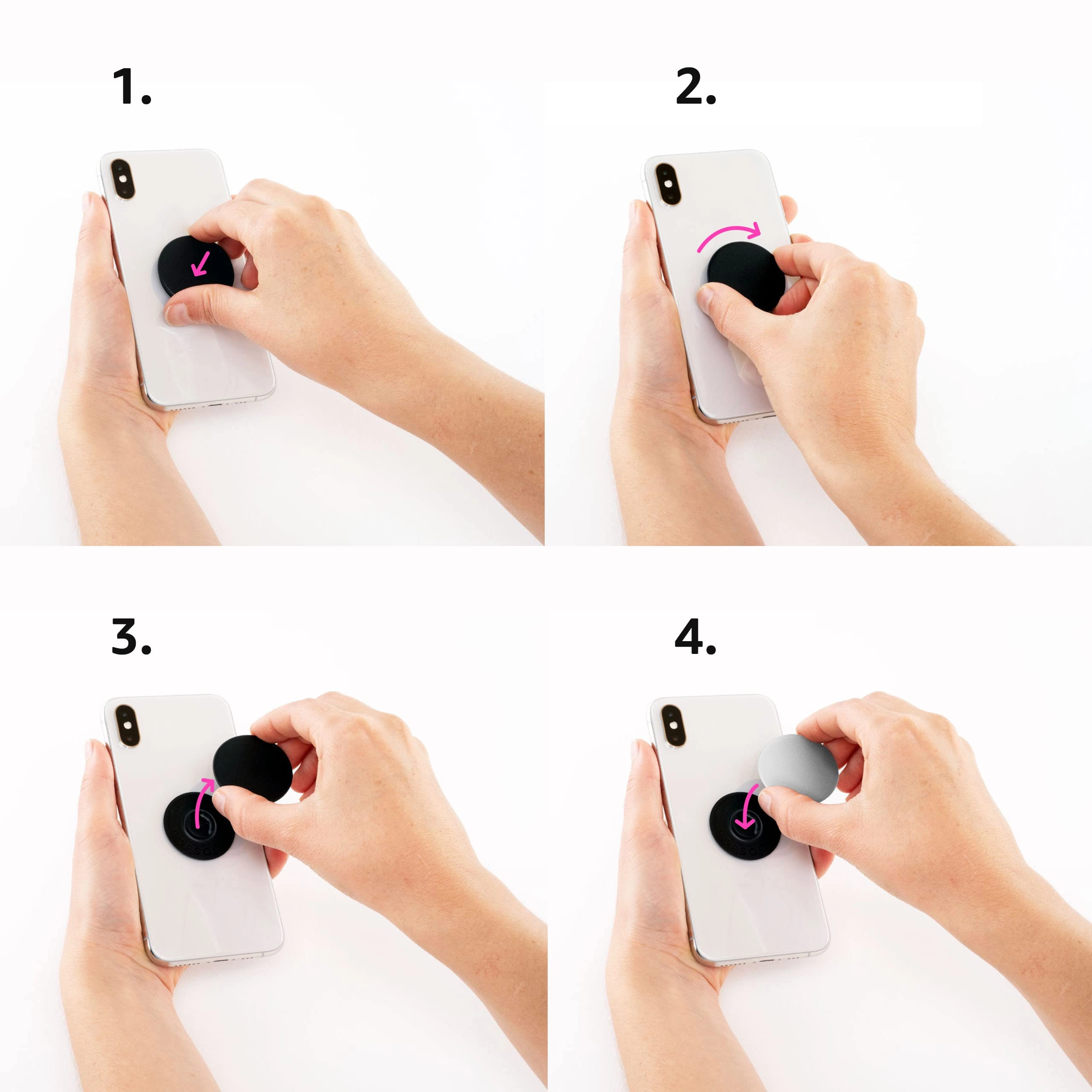 PopGrip - Black Printed