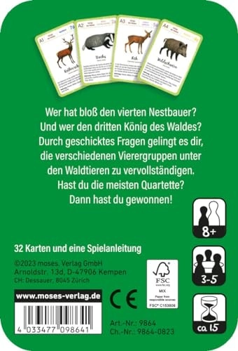 Expedition Natur Quartett Waldtiere - Children/Juvenile