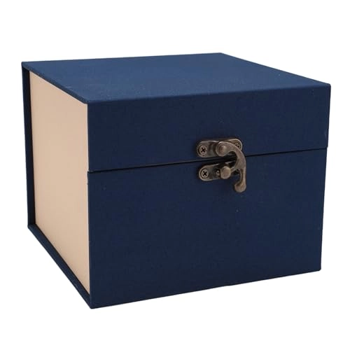 Ball Articulated Doll Head Box - 18-19.5cm Dark blue