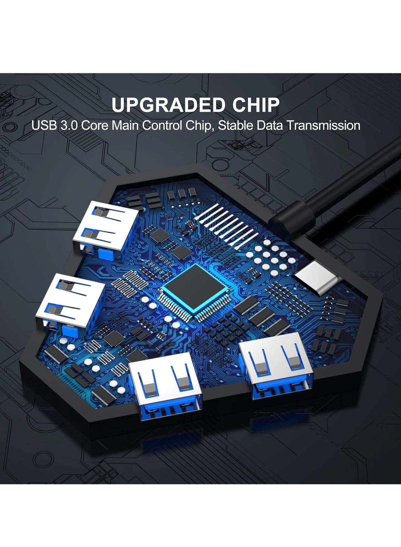 USB Hub 3.0 - Laptop PC MacBook