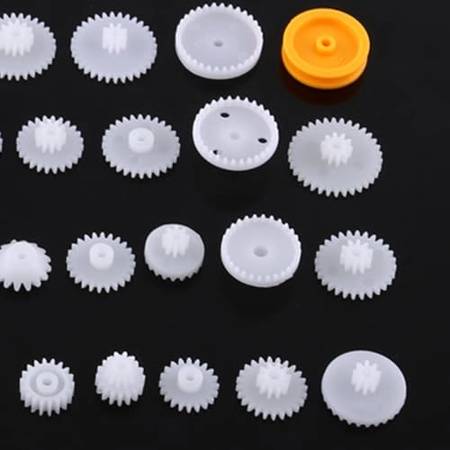 Gear Pulley Set - 64 kinds Plastic