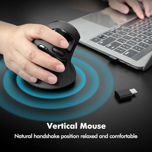 Vertical Ergonomic Mouse - Wireless