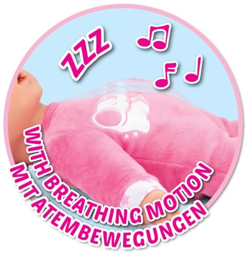 Laura Snooze Time Doll - 38 cm Soft Body Breathing Movements Ages 18 months+