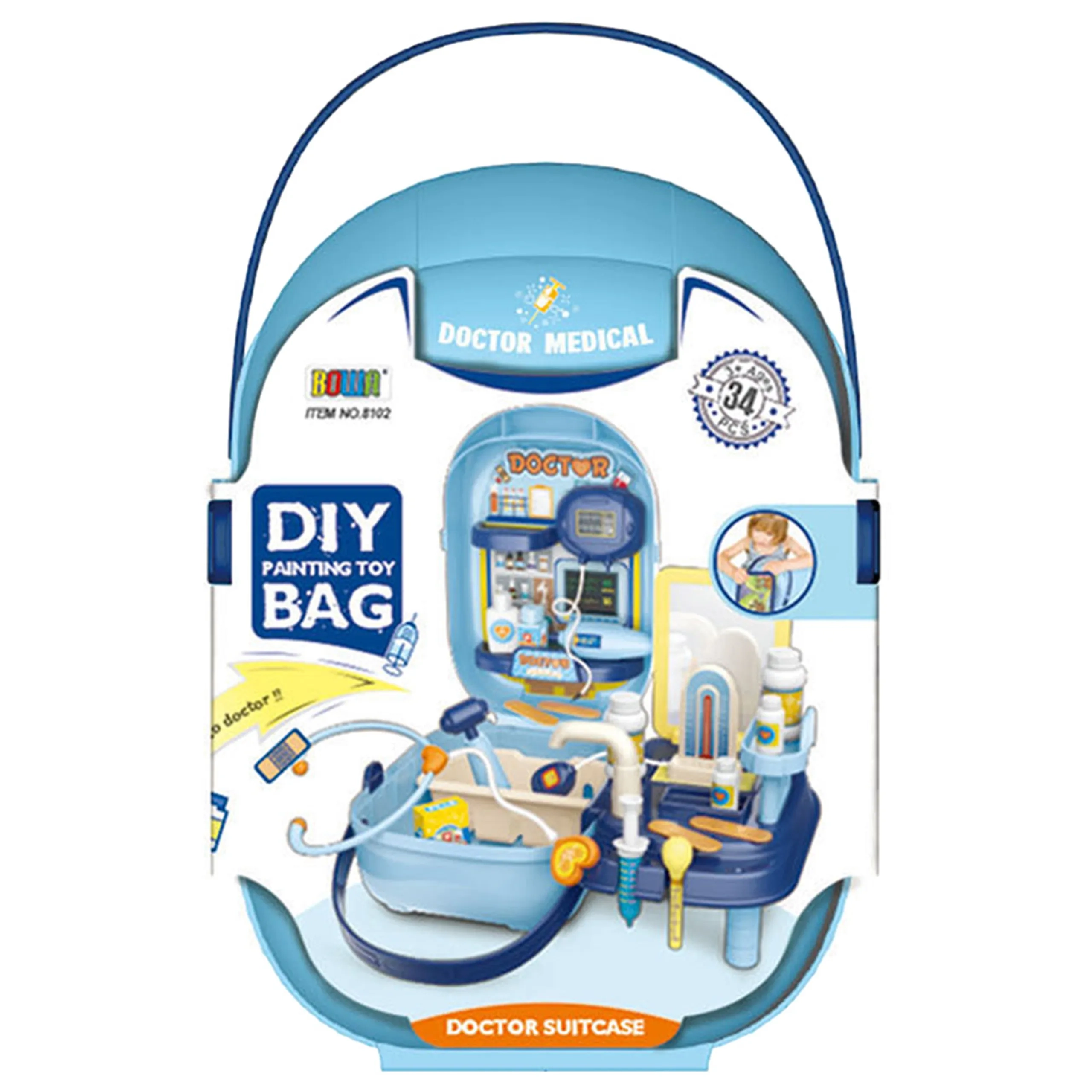 Jawda DIY Medical Doctor Bag (BTG-BTG022971)