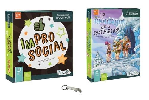 Impro Sociale - 8+ + The Mountain of Confidence - 7+ + Wooden Bookmark Ruler