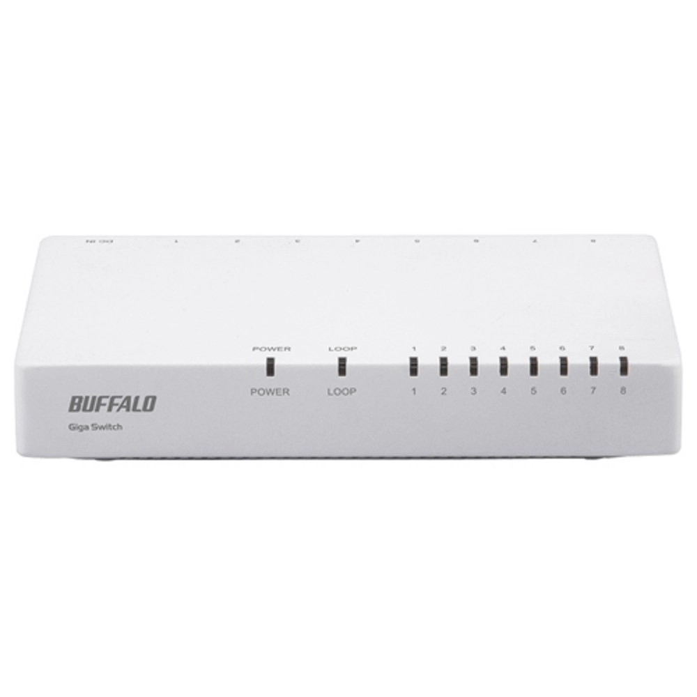 Buffalo LSW5-GT-8EP/WH 8-ports