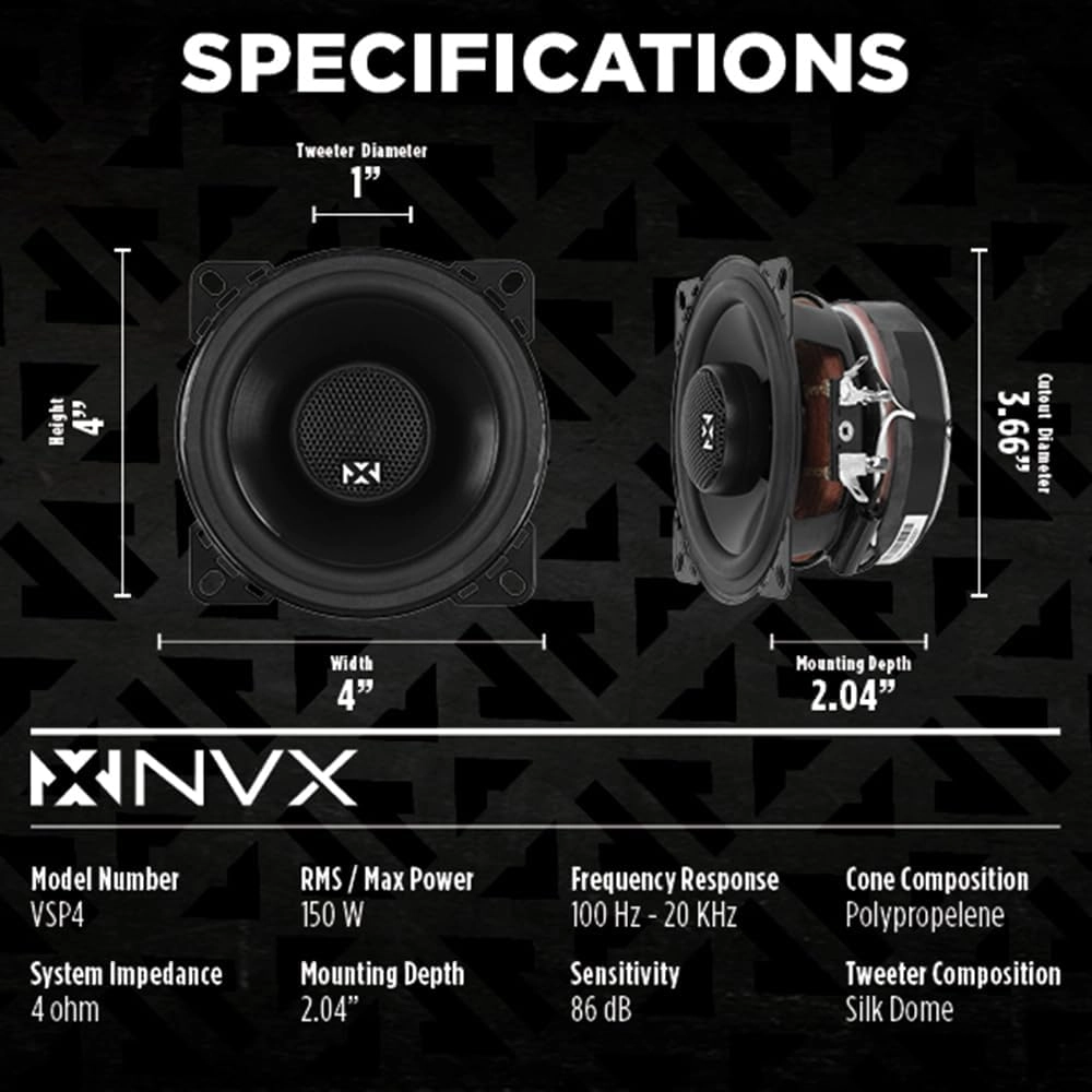 VSP4 - 4-Inch coaxial
