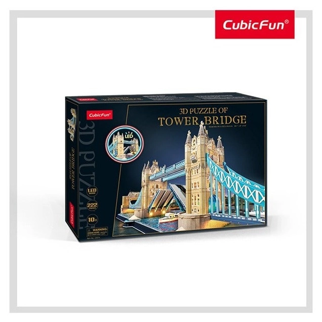 CubicFun London 3D Puzzle (AL-L532H) - 186 pcs, LED