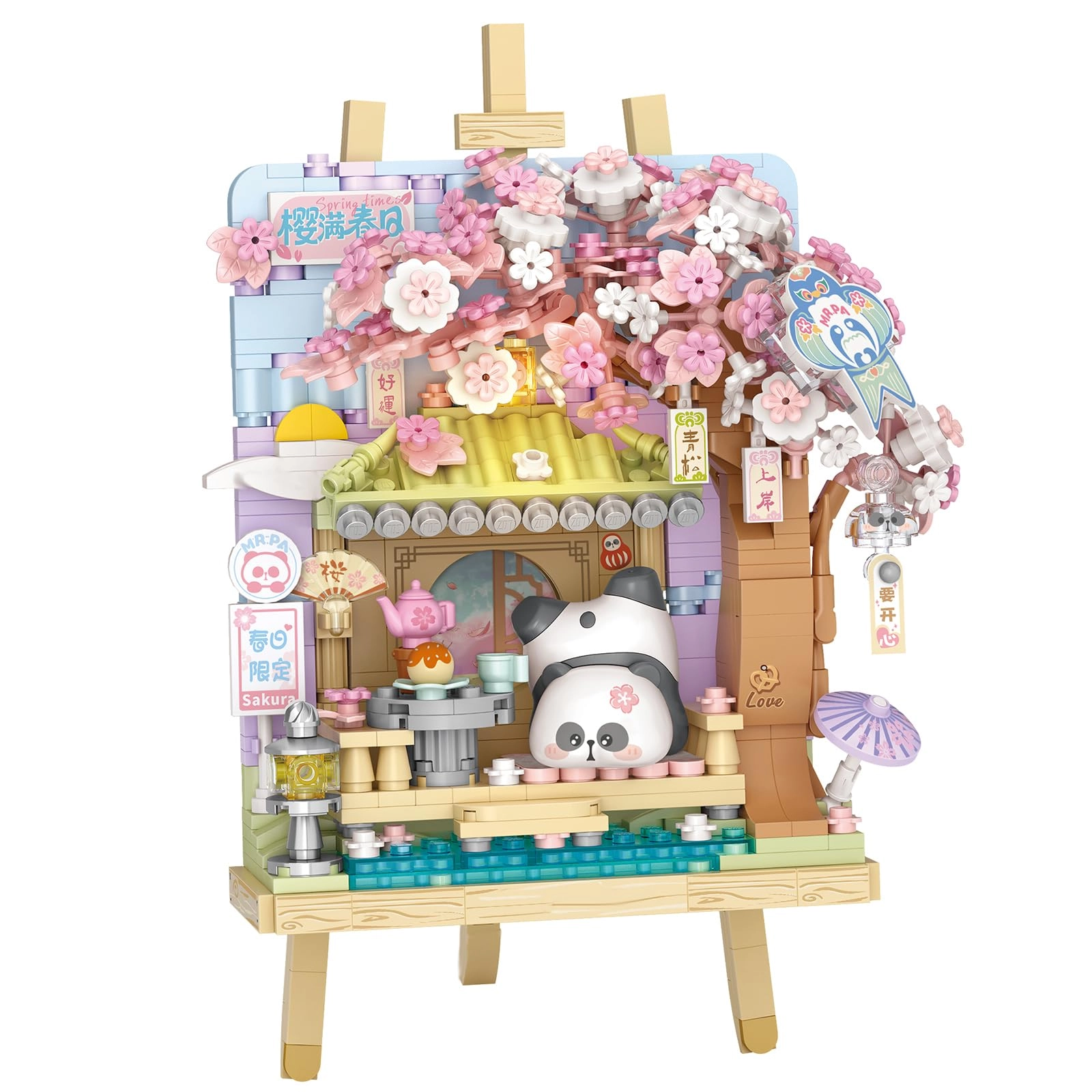 Panda 3D Painting Model - 650pcs