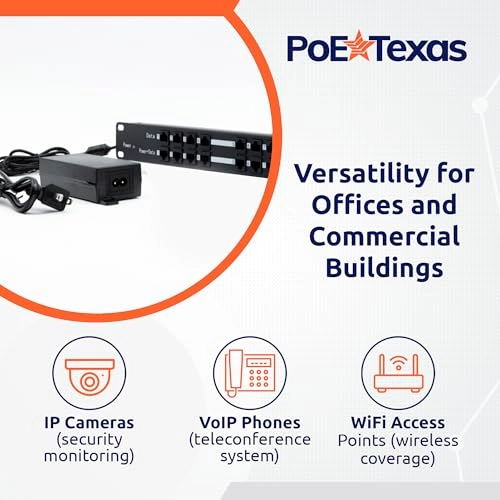 WS-POE-12 - 48 Volts 60 watts 12 ports 802.3af 10/100 Mbps