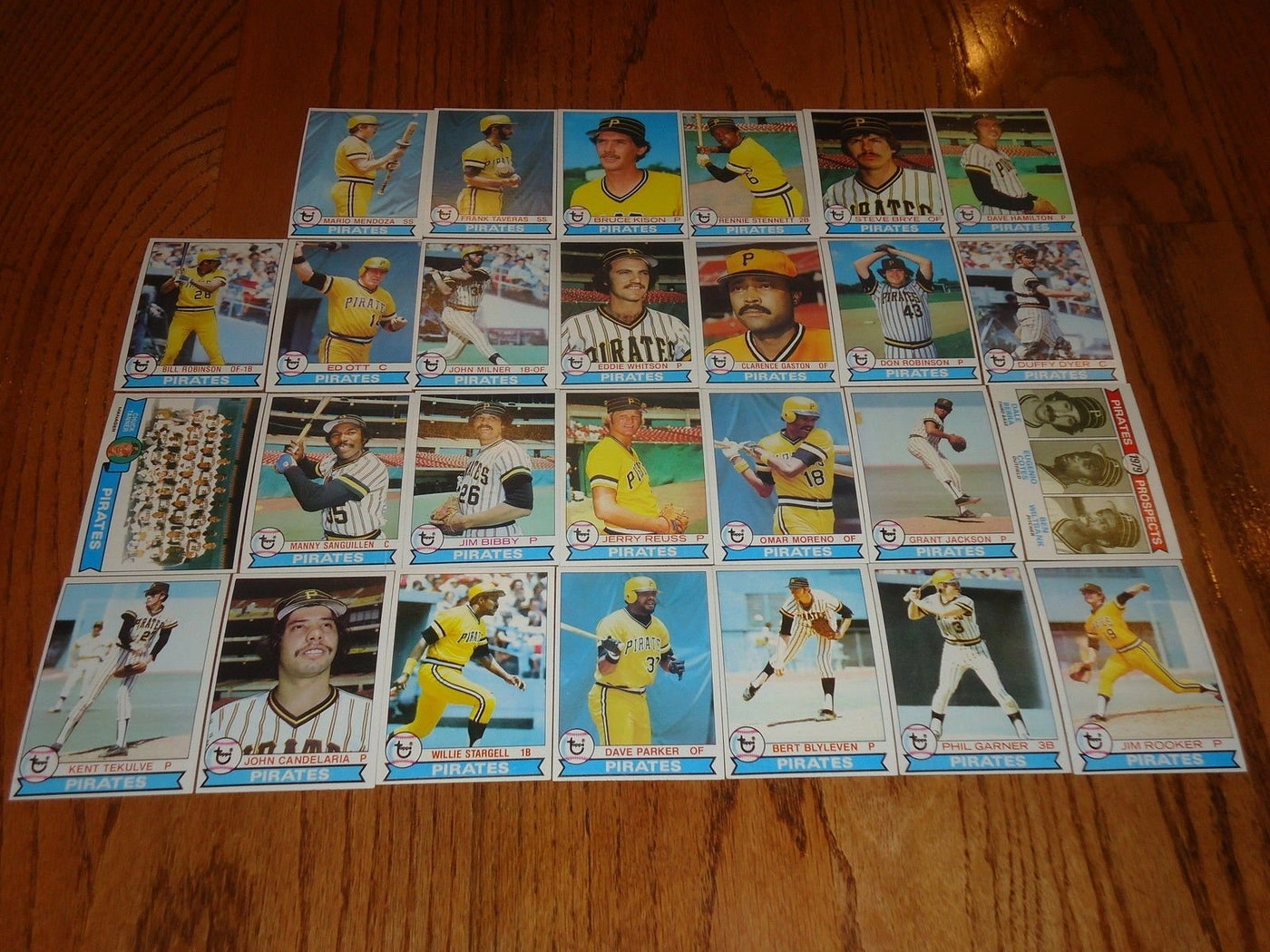 Pittsburgh Pirates 1979 Baseball Team Set - 27pcs