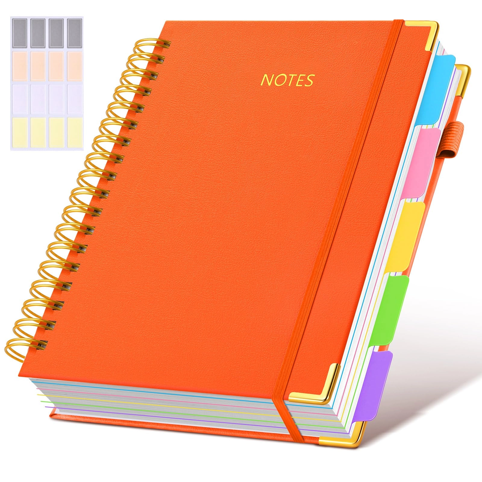 Spiral Notebook Large Hardcover - Lined 150 Sheets