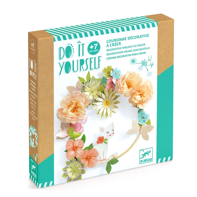 Do It Yourself Kit - Dalia - 18 cm bamboo ring 59 pre-punched designs