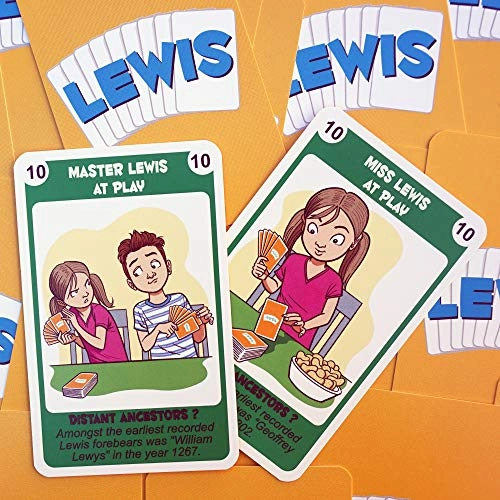HAPPPY FAMILIES: Special Edition personalised for the Lewis family - Card Game