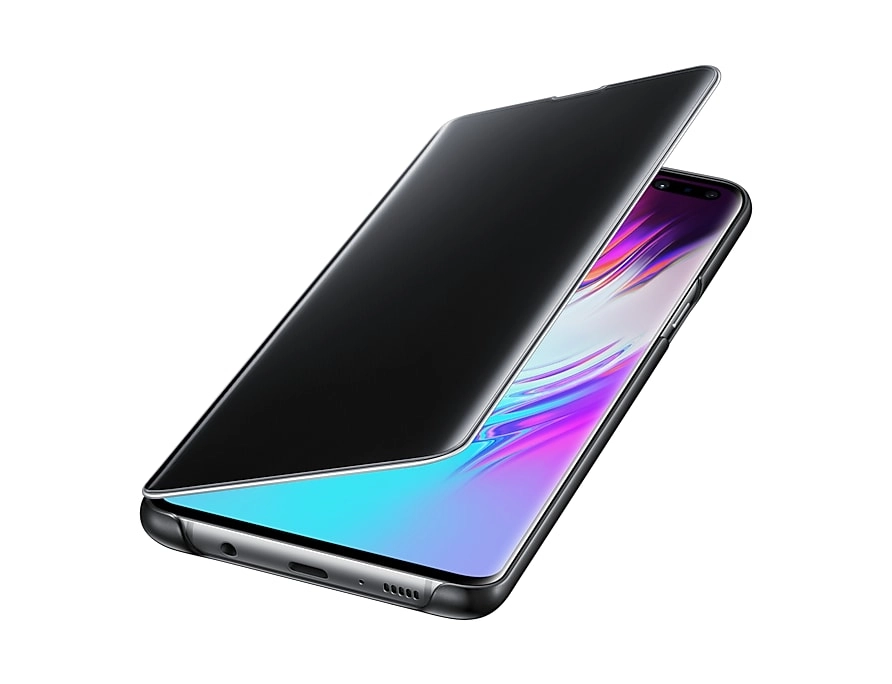 Clear View Flip Case for Galaxy S10 Plus