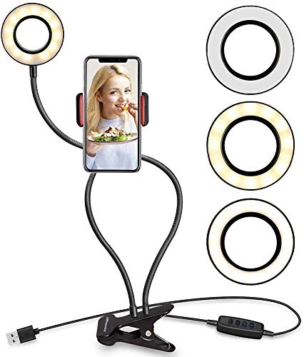Ring Light LED - 6" Tripod 3 Light Modes