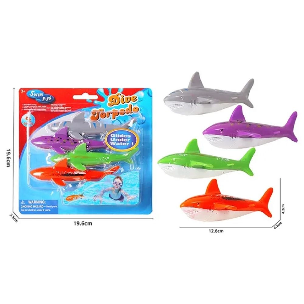 Diving Shark Variety Toys - 5+ Multi Colour
