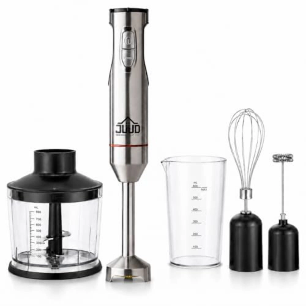 Generic Hand Blender - 1400W + Food Chopper + Beaker + Whisk