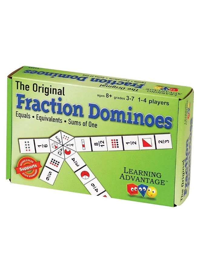 Learning Advantage The Original Fraction Dominoes - 49 pieces