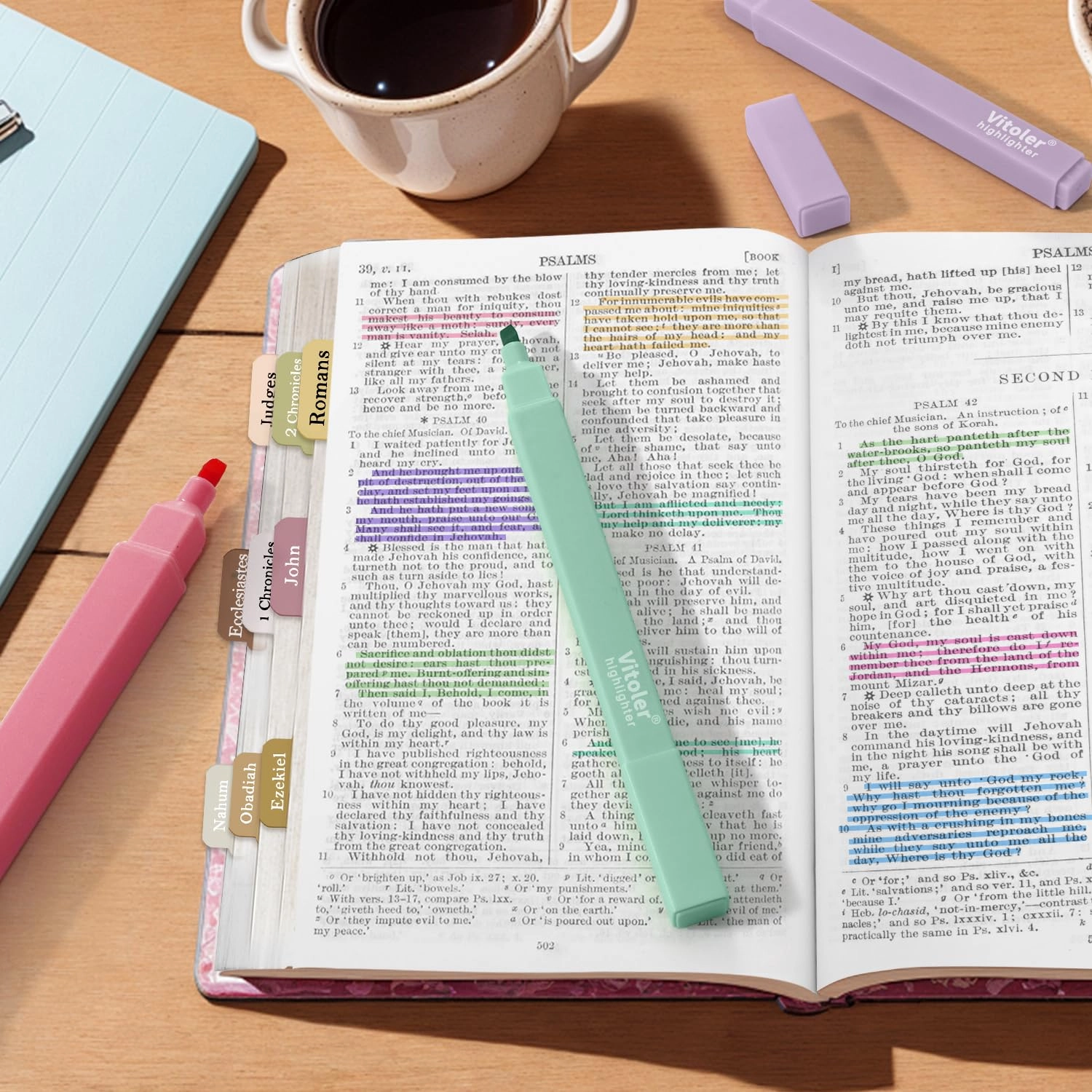 Bible Highlighters - Pastel Chisel