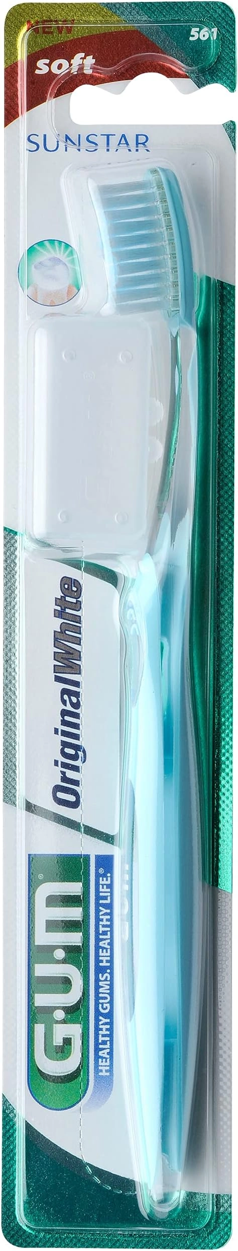 GUM Sunstar Original White Toothbrush - Soft