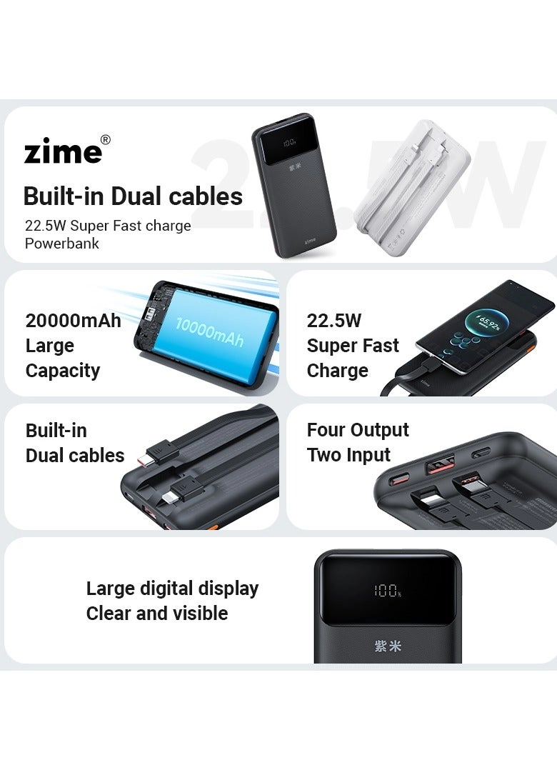 B225 - 10000 mAh 22.5W Fast-Charging 1 USB-A