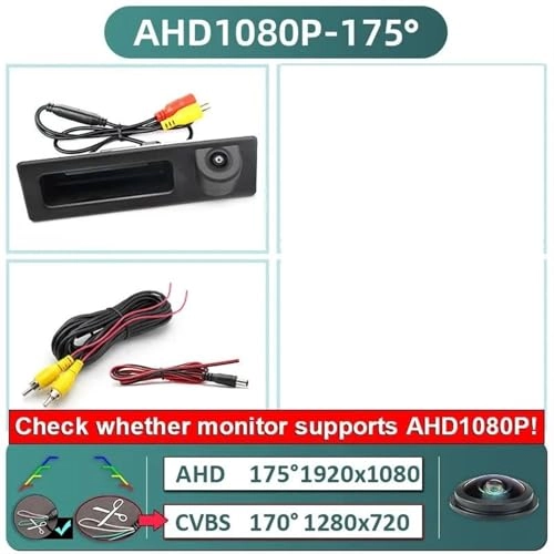 Rear View Camera - Night vision Wire AHD 720P